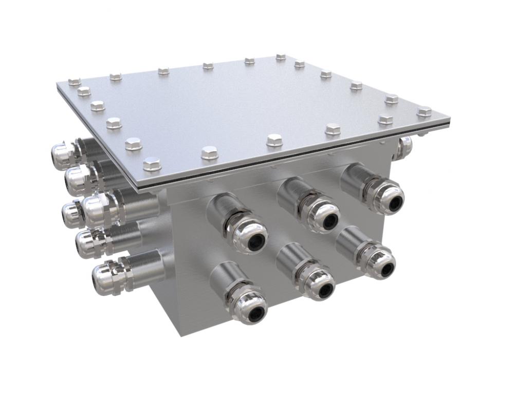 Подводная распределительная коробка 24х(11-6мм), нержавеющая сталь