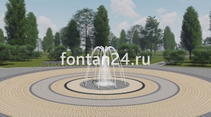 Фонтан для города "Пиано малый" ø=2 м