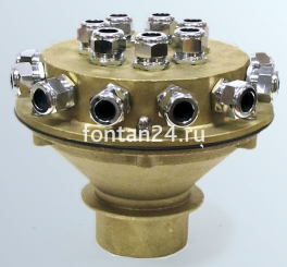 Подводный кабельный ввод Wall Bushing 6 PG16, 6 PG16-21 3"