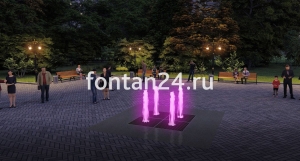 Фонтан для города "Кубик-Рубик малый" 2x2 м