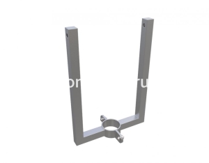 Кронштейн для 2 прожекторов, нерж. сталь (хомут 40)